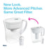 Brita Metro Water Filter Pitcher with SmartLight Filter Change Indicator, BPA-Free, Replaces 1,800 Plastic Water Bottles a Year, Lasts Two Months,...
