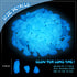 Glow in The Dark Gravel, Fluorescent Glow in The Dark Rocks Decorations Fish Tank Rocks Decorative Aquarium Gravel Stones for Garden Room Planter ...