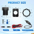 Nilight Quick Charge Socket PD Type C and QC 3.0 USB Fast Charge 12V 24V Car Outlet Voltmeter ON OFF Switch Fused Wire Kit Dual USB Charger Socket...