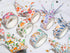 YUBX 18 Rolls Floral Gold Washi Tape Set VSCO Foil Masking Decorative for Arts, DIY Crafts, Bullet Journal Supplies, Planners, Scrapbook, Card/Gif...
