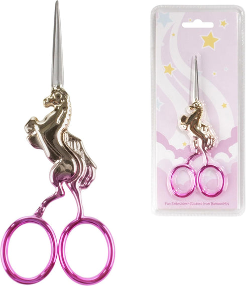 JubileeYarn Unicorn Embroidery Craft Stainless Steel Scissors - Gradient - 1 Pair...