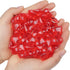 Fangoo 110 Pieces Red Acrylic Heart Red Heart Gems for Valentine's Day Decorations Vase Filler Table Scatter Engagement Wedding Home Decorations(B...