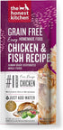 The Honest Kitchen Dehydrated Grain Free Chicken & Fish Cat Food, Single Serve Pack, 1 oz x10...