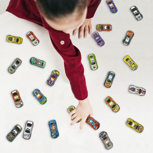 24 Pcs Mini Pull Back Cars 2.7 Inch Race Cars Vehicles Toy Set for Boys Girls Toddlers 3,4,5 Years Old Easter Gifts for Kids...