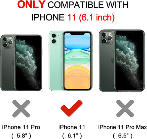 OTOFLY for iPhone 11 Case, Phone Case 11,Slim Shockproof, Anti-Fingerprint, Anti-Scratch Microfiber Lining, Protective Cover Compatible with iPhon...