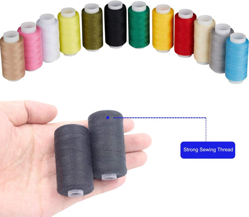 Premium Sewing Kit Set - Portable Sewing Supplies for Beginner Traveler and Emergency Clothing Fixes,DIY Crafts Accessories with Thread, Scissors,...