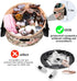 Barrel Drawstring Makeup Bag Large Travel Makeup Bag,Portable Large Capacity Cosmetic Bag Toiletry Organizer for Travel Accessories Make Up Essent...