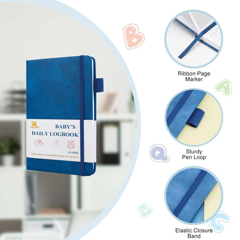 Baby's Daily Care Planner - A5 Newborn Baby Log Book for Tracking Daily Routine, 152 Easy-to-Use Pages to Monitor Nursing, Sleep, Feeding, Diapers...