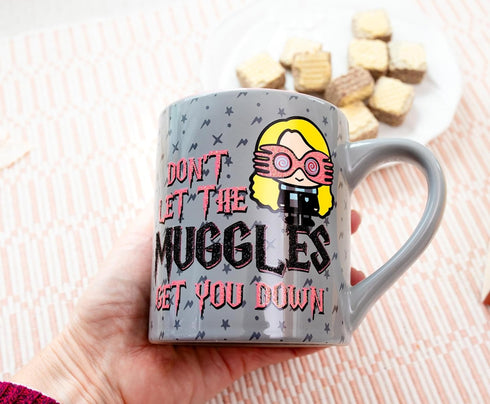 Silver Buffalo Harry Potter Don't Let the Muggles Get You Down Ceramic Mug, 14 Ounces...