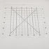 HONEYSEW Charming Shape Cut Ruler for Quilting (5"X5")...