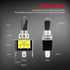 DaierTek Car Auto Lighted Toggle Switch 12V, Yellow 12 Volt LED Toggle Switch with Light Illuminated Amber 30 Amp Heavy Duty...