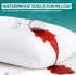 Utopia Bedding Waterproof Pillow Protectors Zippered King Size (2 Pack, White), Zippered Pillowcases, Bed Bug Proof Pillow Encasement Covers 20 x ...