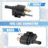 X AUTOHAUX 3pcs Marine Boat Engine Fuel Line Connector Fittings 6mm Female Male Fuel Pipe Joint Comp Fitting for Yamaha Outboard Motor Fuel Tank H...