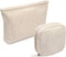KOTORA 2 Pcs Corduroy Makeup Bag for Purse, Makeup Bag Zipper Pouch Travel Accessories,Small Aesthetic MakeUp Organizer Bag, Coin Purse Travel Toi...