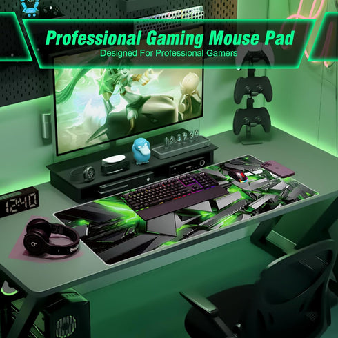 XXL Mouse Pad Gaming - Cool Design Technology Style Full Desk Gaming Mouse Pad Large - Premium Professional Gaming Mouse Pad for Optimal Control -...
