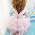 Female Dog Clothes Doggy Tutu Dress Yorkie Dresses for Girl Dogs Pink Harness Outfits Medium Cute Vest M...