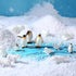 Skylety 24 Pieces Arctic Animals Figurines Sets Polar Animals Figurines Realistic Animal Figures Toys Playset Plastic Arctic Animals Toys with Rea...