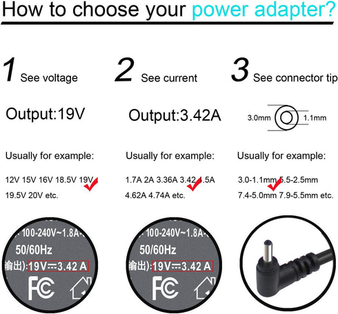 65W 45W Charger for Acer Aspire 1 3 5 Series A315-23 A315-24P A315-24PT A315-58 A315-59 A515-44 A515-45 A515-46 A515-54 A515-55 A515-56 A115-32 N2...