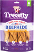 USA Beefhide Braids 7-8" Dog Chew Treats - Chicken Flavor, 6 Count/1 Pack...