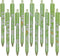 Maydahui 42PCS Green Matcha Frog Gel Pens Cute Cartoon Animal Pen Retractable Printing Pens Black Ink for Office School Party...