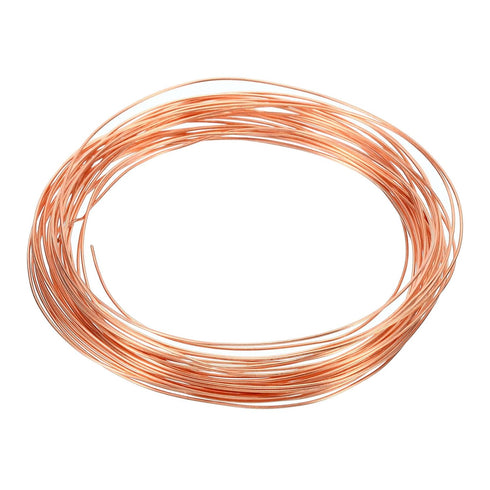 PATIKIL 99.9% Soft Copper Wire, 1Pcs 23Gauge/0.6mm Diameter 7m/22.96ft Spool Pure Copper Craft Wire for Jewelry Making Beading Garden Plants...