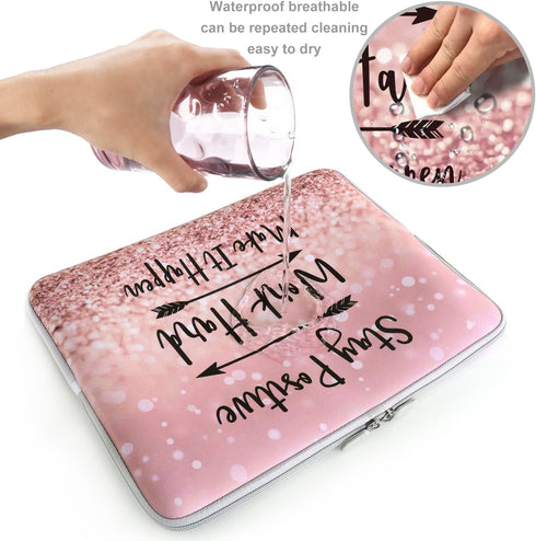 iCasso 13-13.3 inch Laptop Sleeve Bag, Waterproof Shock Resistant Neoprene Notebook Protective Bag Carrying Case Compatible MacBook Pro/MacBook Ai...
