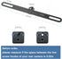 Stainless Steel License Plate Camera Mount,2PCS Backup Camera License Plate Mount,Universal Backup Camera Mount,Car Rear Camera License Plate Brac...