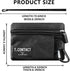 Lanyard Pouch Coin Purse Wallets Hoodswop Id Holder Keychain Zip Id Case Card Holder Wallet for Men Women Small Zippered Coin Pouch For Boys(black...