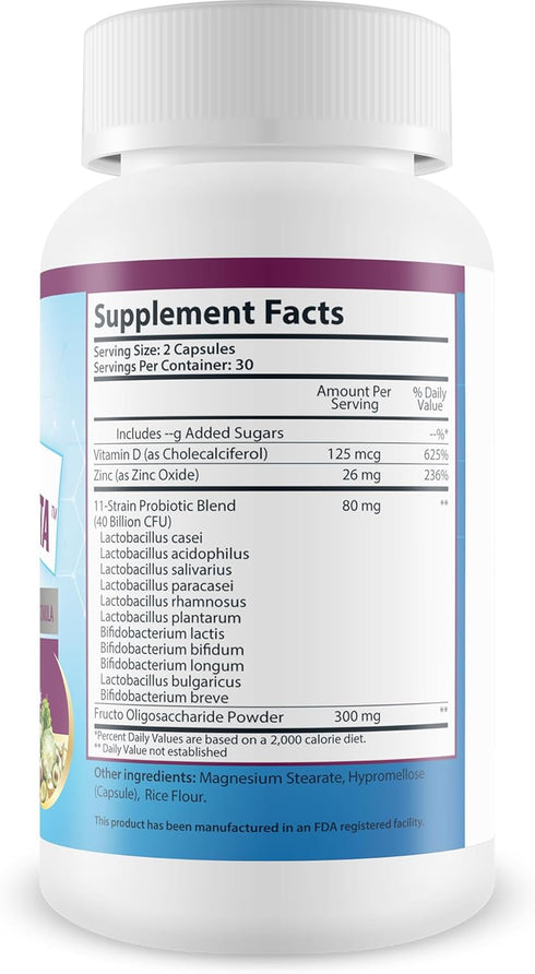Probiotic Pro Gut Vita - Gut Health Support Probiotic & Vitamin Formula - Promote Healthy Digestion, Nutrient Absorption, Bowel Movements - Help I...