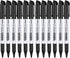 Fine Tip Dry Erase Markers - 12 Pack Black Whiteboard Erasable Markers Bulk for Kids Adults, Ideal for Classroom School Office Home Use on White B...