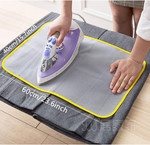 FineInno 5 Pcs Protective Ironing Scorch Mesh Cloth,Protective Ironing Pressing Pad,Protective Scorch Saving Mesh,Ironing Press Pad 23“ x 15"...