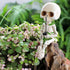 Fishing Skeleton Statue,Skull Figurines for Pond Fountain Waterfalls Poolside,Funny Sculpture for Halloween Holiday,Decor for Garden Home...