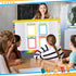 90 Pcs Science Fair Board Supplies 60 Trim Scalloped Bulletin Board Borders 24 Presentation Board Subtitles 6 Science Fair Titles for Classroom Di...