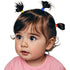 Baby Hair Ties for Girls - 200Pcs Small 1" Elastic Toddler Hair Ties Ponytail Holders Hair Tie for Baby Girls Infants Kids Hair Accessories (Color...