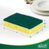 Heavy Duty Scrub Sponges Kitchen 24pcs,Dual Side Cleaning Dish Sponges for Non-Coated Cookware,Pocelain Bakeware and More...