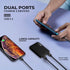 Vida IT 5000mAh Mini Power Bank Small Portable Charger for Heated Vest Jacket Battery Pack for iPhone Samsung Cell Phone with Dual USB Output, Lig...