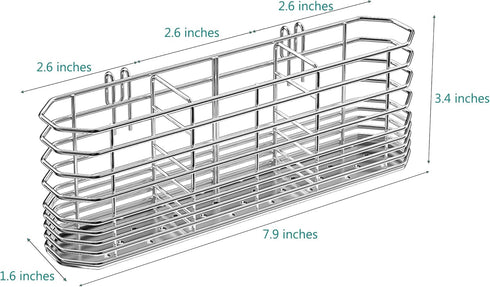 304 Stainless Steel Utensil Holder, Dish Drying Rack, kitchen Utensil Organizer, Knife and Fork Drainage Rack, Kitchen Drainage Basket Accessories...