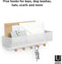 Umbra Estique Entryway Organizer, Great for Storing Keys, Small Accessories, Mail, Wallets and More, White Finish...