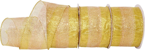 Morex Ribbon 7724 Dimensions Ribbon, 2.5 inches by 30 Yards, Blush/Gold...