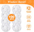 100Pcs Reusable Bowl Covers for Bread Proofing, Plastic Bowl Covers for Bread Rising, Elastic Plastic Wrap for Storage Containers Sourdough Bread ...