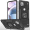 for Moto One 5G Ace Case Military Grade Built-in Kickstand Case with Stand Holster Armor Heavy Duty Shockproof Cover Protective Case for Motorola ...