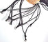 10 pcs Thick 1.5 MM. Black Umbrella Cord Rope Handmade craft Adjustable Necklaces With metal Loop Amulet Boho Fashion Accessory For Unisex, Gift S...