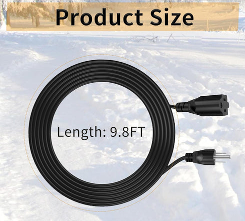 Snow Blower Electric Starter Cord 02483100 for Ariens Snowblower SS322 SS522 SS522C, MTD 629-0071, MTD 929-0071, MTD 929-0071B, Tecumseh: 32450B,R...