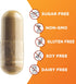Pure Cinnamon Capsules, Certified Organic Ceylon Cinnamon Pills, Non-GMO, Gluten-Free, Dairy-Free, Sri Lanka Cinnamon Powder Supplement, Best Vega...