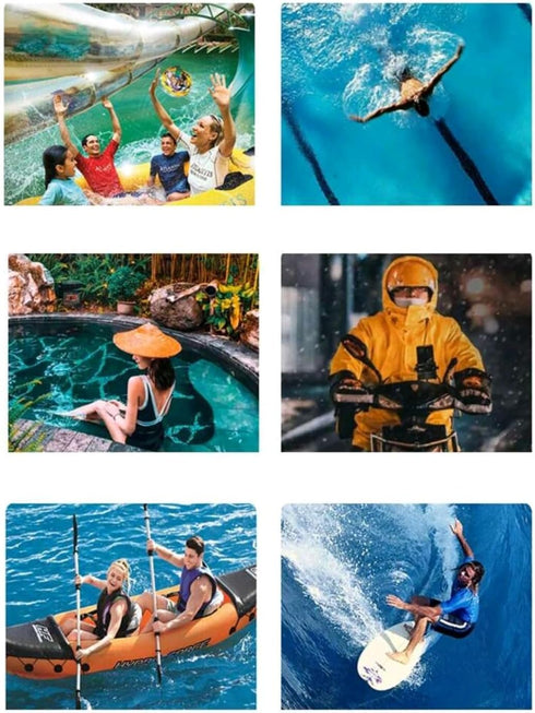 Sea,Sand&Sun Wide Strap Large Waterproof Phone Case, Deluxe Waterproof Phone Pouch, Large Waterproof Universal Phone Bag, Cell Phone Waterproof, f...