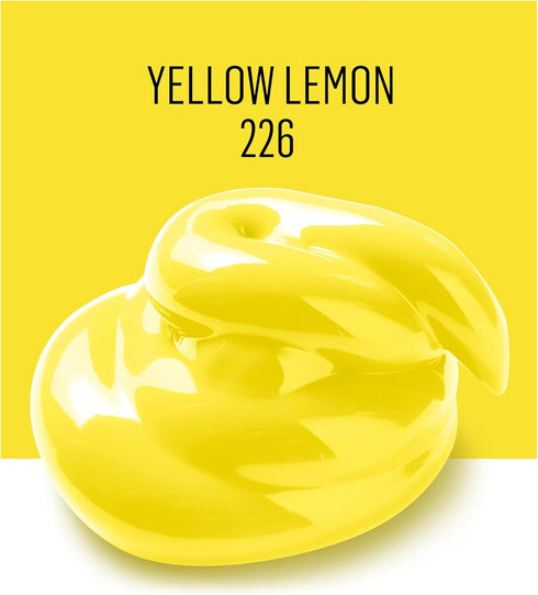 FolkArt Acrylic Paint in Assorted Colors (2 oz), 226, Yellow Lemon...