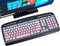 Keyboard Cover for Logitech MK320 MK330 K330 Wireless Desktop Keyboard, Logitech MK320-YR002/Y-R0009 Keyboard Skin Accessories-Gradual Pink...