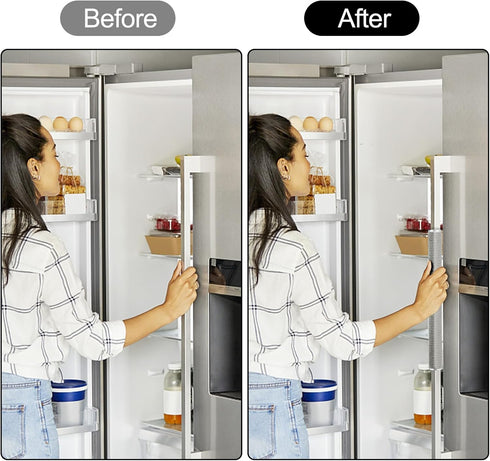 Refrigerator Door Handle Covers Keep Fridge Clean and Beautiful, Pack of 2 (16"*4", Plush)...