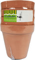 Set of 4 Archway Lawn & Garden Mini Flower Pots - 2.5" x 2.5" Terra Cotta Black Duck Brand (4)...