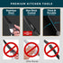 Home Hero Steak Knives, High-Carbon Stainless Steel Knife Set, Ergonomic Handles Serrated Steak Knives (8 Pcs - Black)...